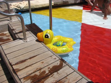 Barcelona - Rom Kreuzfahrt 2008 - Das Pooldeck