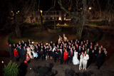 Gruppenbild mit Abendgästen