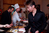 Hauptgang (Buffet) - Kalbsschulterbraten, Lammracks, Pouletbrust, Zanderfilets, Kartoffelgratin, Trockenreis und Teigwaren, Gemüseauswahl Hauptgang (Buffet)