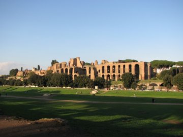 The Palatin as seen from the Circus Maximus