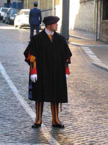 Traditional Swiss Guard