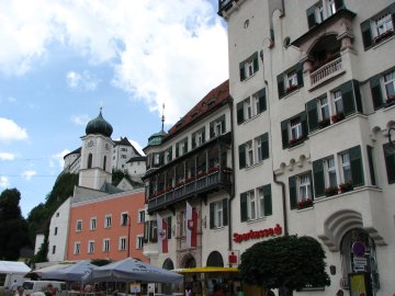 In der Altstadt von Kufstein