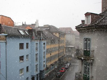 Noch mehr Schnee in Zürich