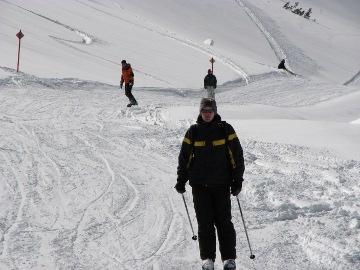 Efan auf Skiern
