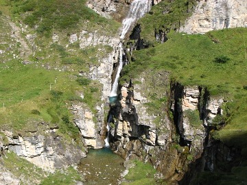 Abstieg vom Bärenhorn zur Alp Tomül
